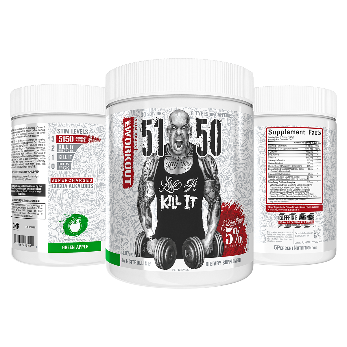 5150 HIGH STIMULANT PRE-WORKOUT: LEGENDARY SERIES